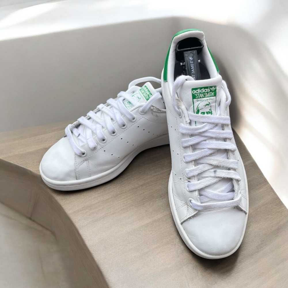 Adidas Stan Smith White Women Shoes Size US 7 EUR 38 (24 cm) Authentic